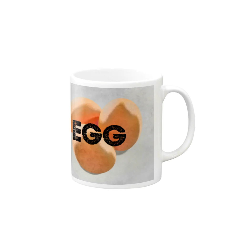 ELF-POKOの3EGG Mug :right side of the handle