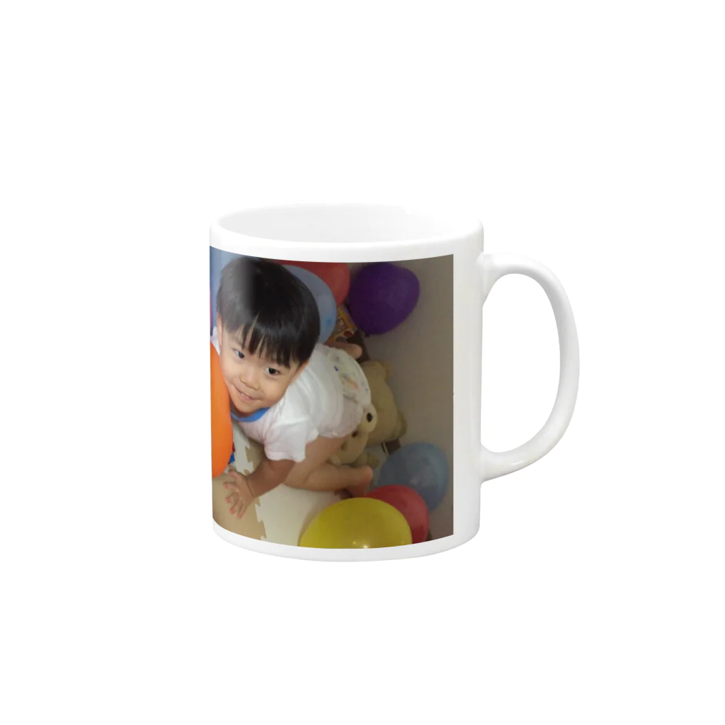 minminsayuminのぱるぱる Mug :right side of the handle