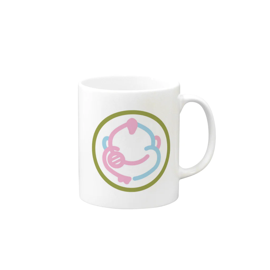 おかんの真弓オリジナル！ Mug :right side of the handle