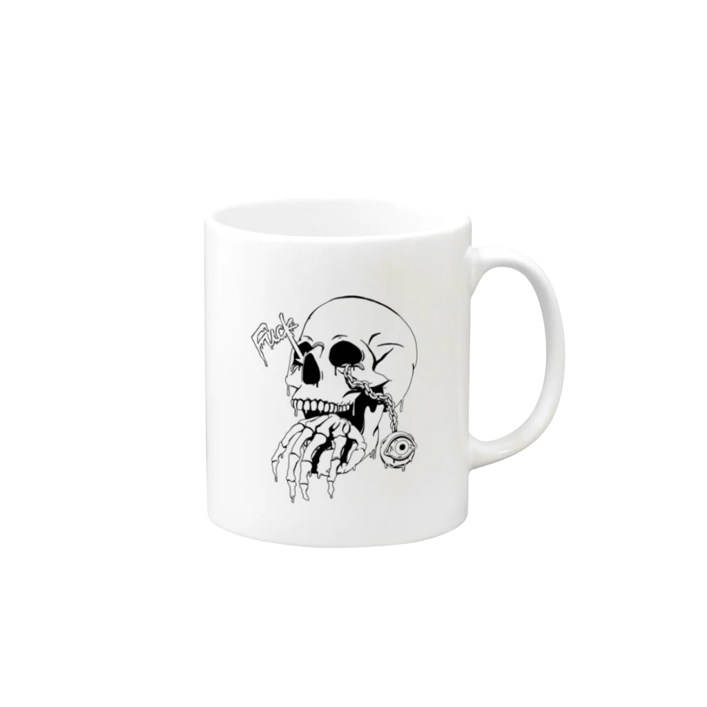 Crazeの囚-shu- Mug :right side of the handle