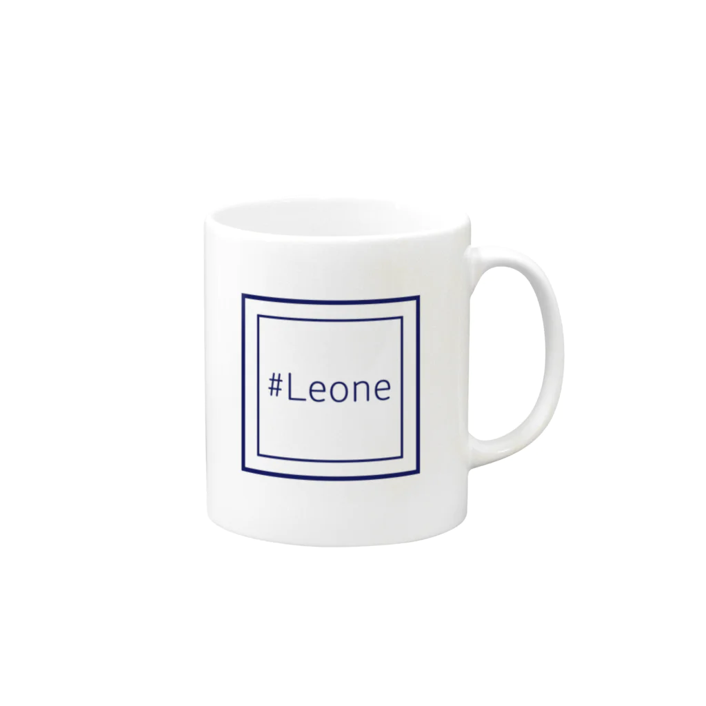 ＃Leoneの＃Leoneロゴシリーズ１ Mug :right side of the handle