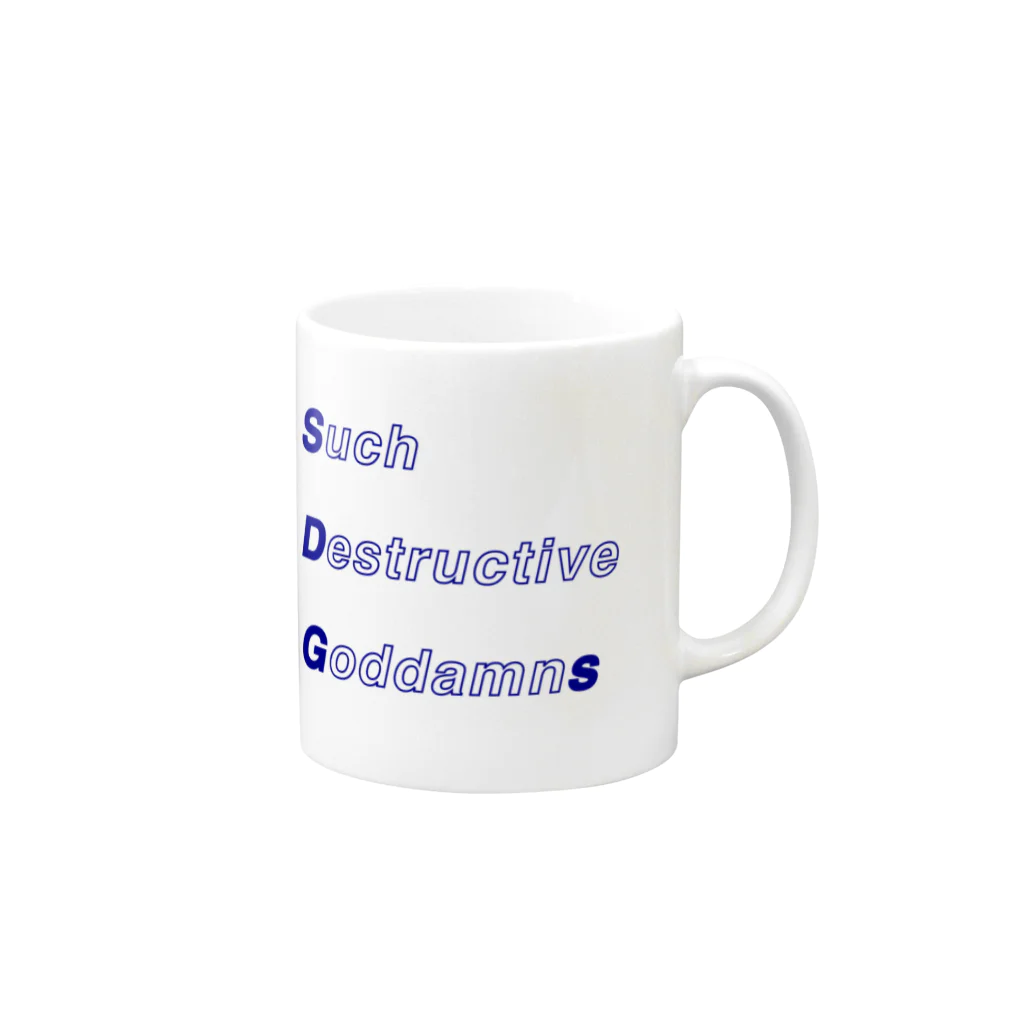 トントロのSDGs（裏／Ver.K） Mug :right side of the handle