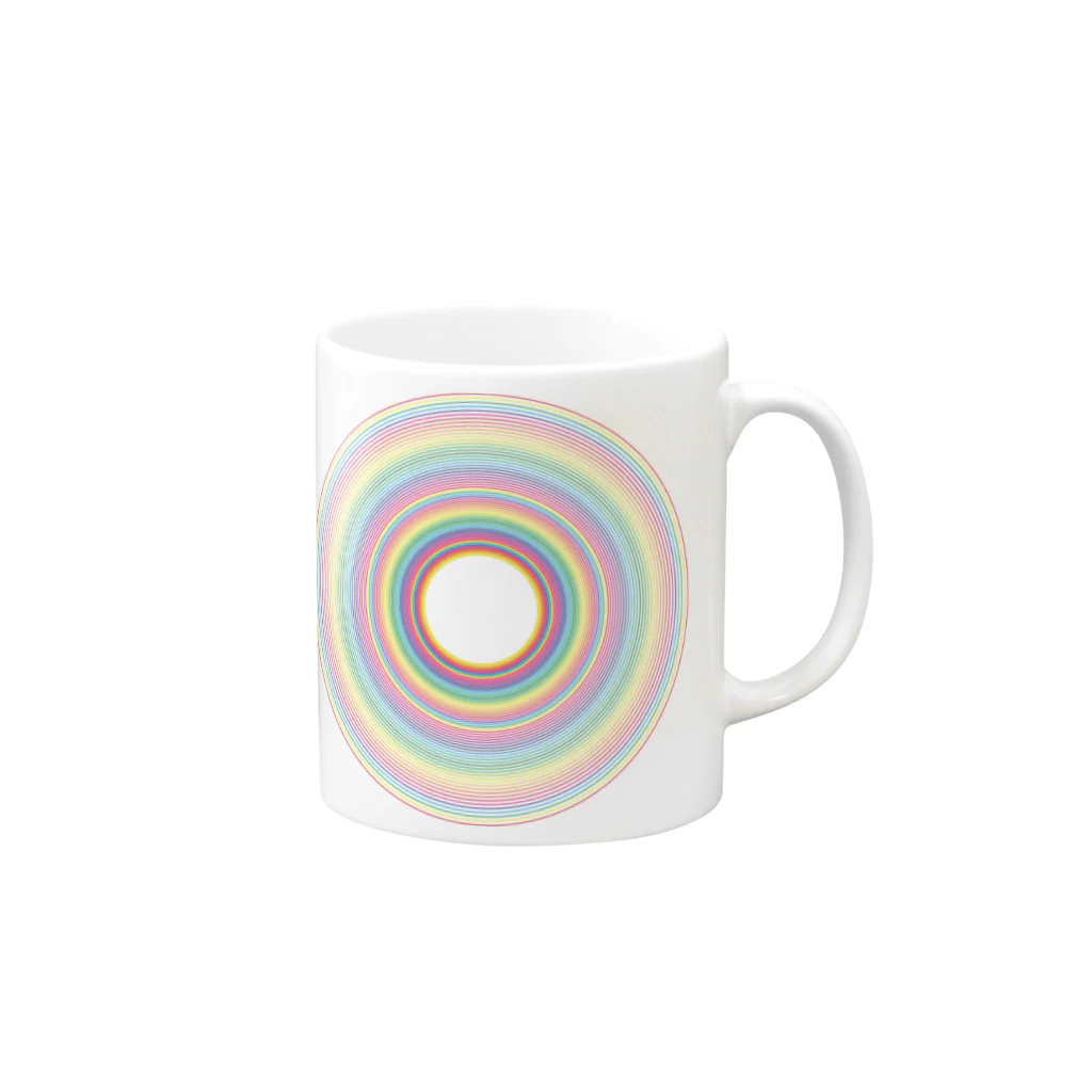 imageampのcolorcircle Mug :right side of the handle