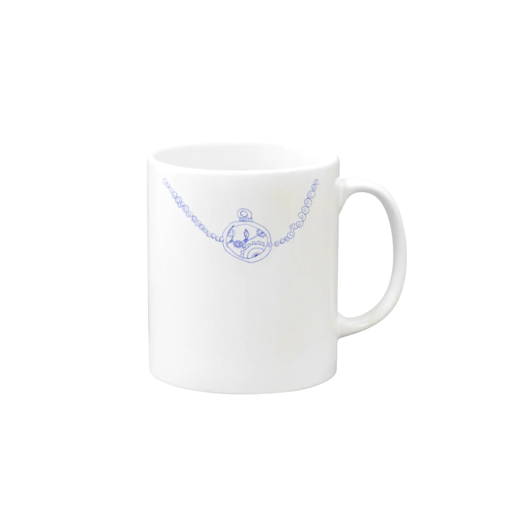 blueswingのtokei Mug :right side of the handle