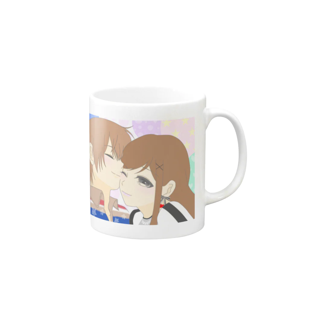 蒼井ありさ✩夏魂《東京》参戦♡の素敵なカップル2 Mug :right side of the handle