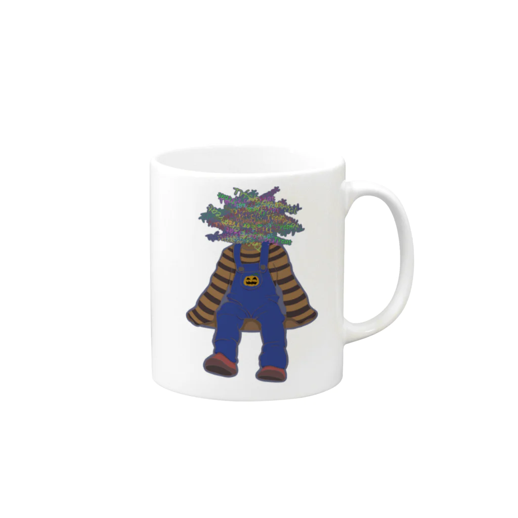 prunelleのトリックオアトリート Mug :right side of the handle