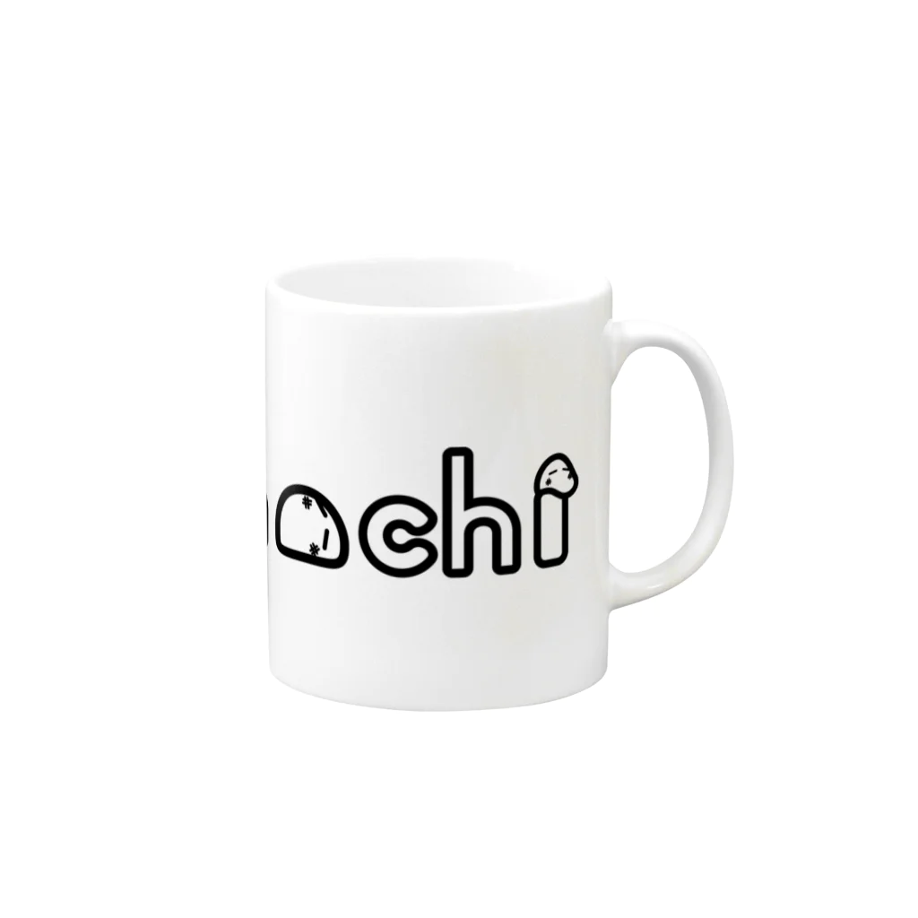 Ryoha creator studioのおもち Mug :right side of the handle