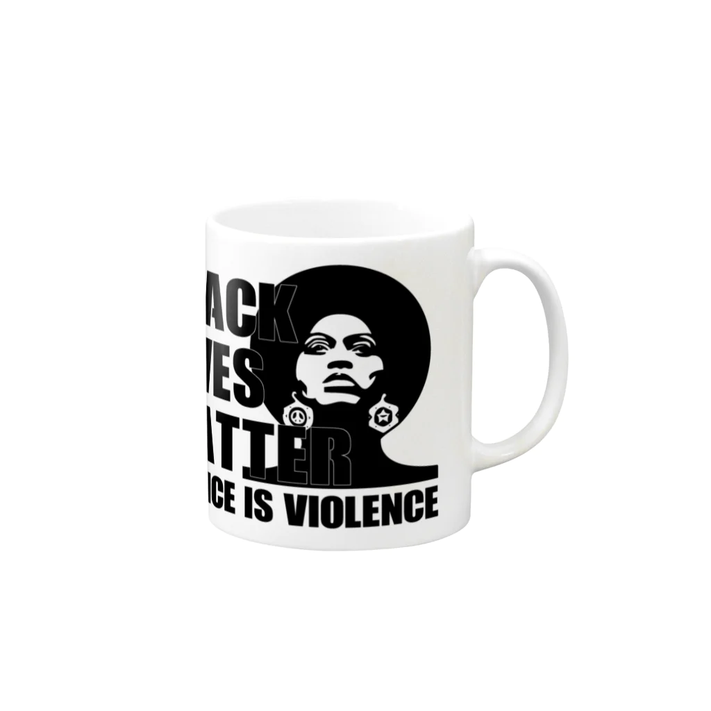 JOKERS FACTORYのBLM Mug :right side of the handle