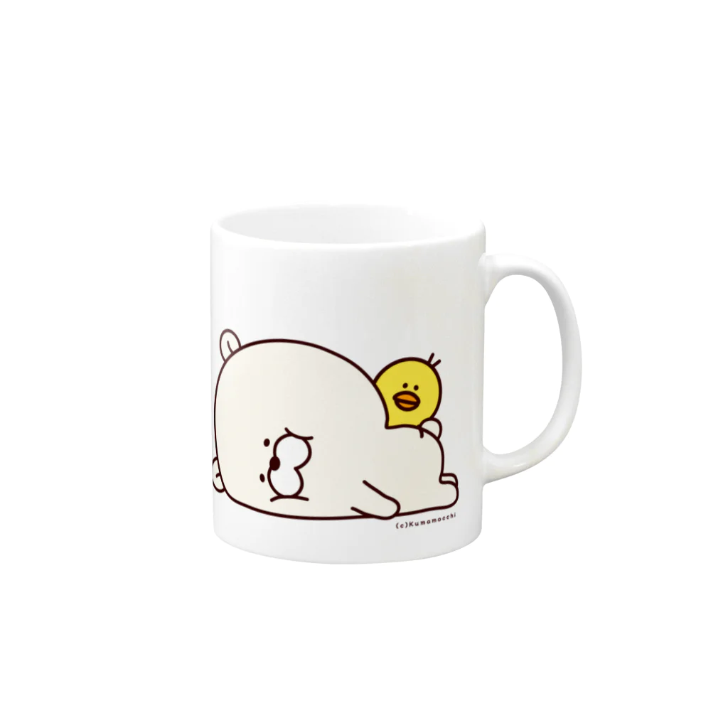 たかせ ゆづきのクマもっち。 Mug :right side of the handle