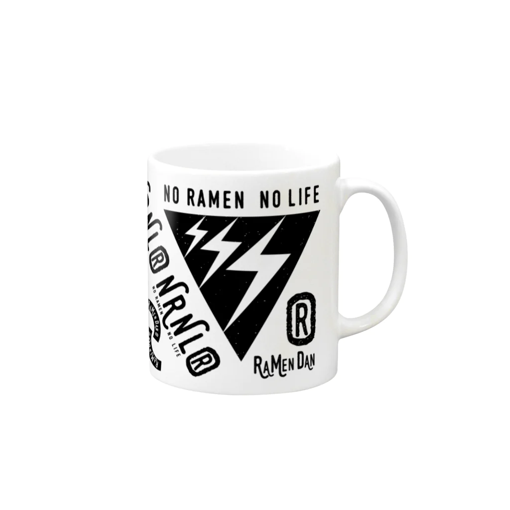 ラーメン団のNRNLマグカップ Mug :right side of the handle