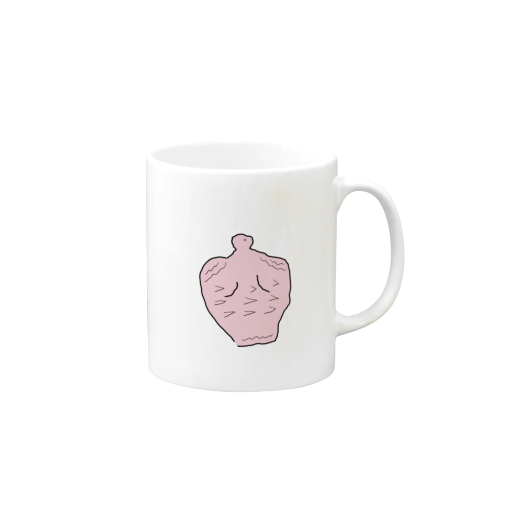  藤本 将綱のポッポ Mug :right side of the handle