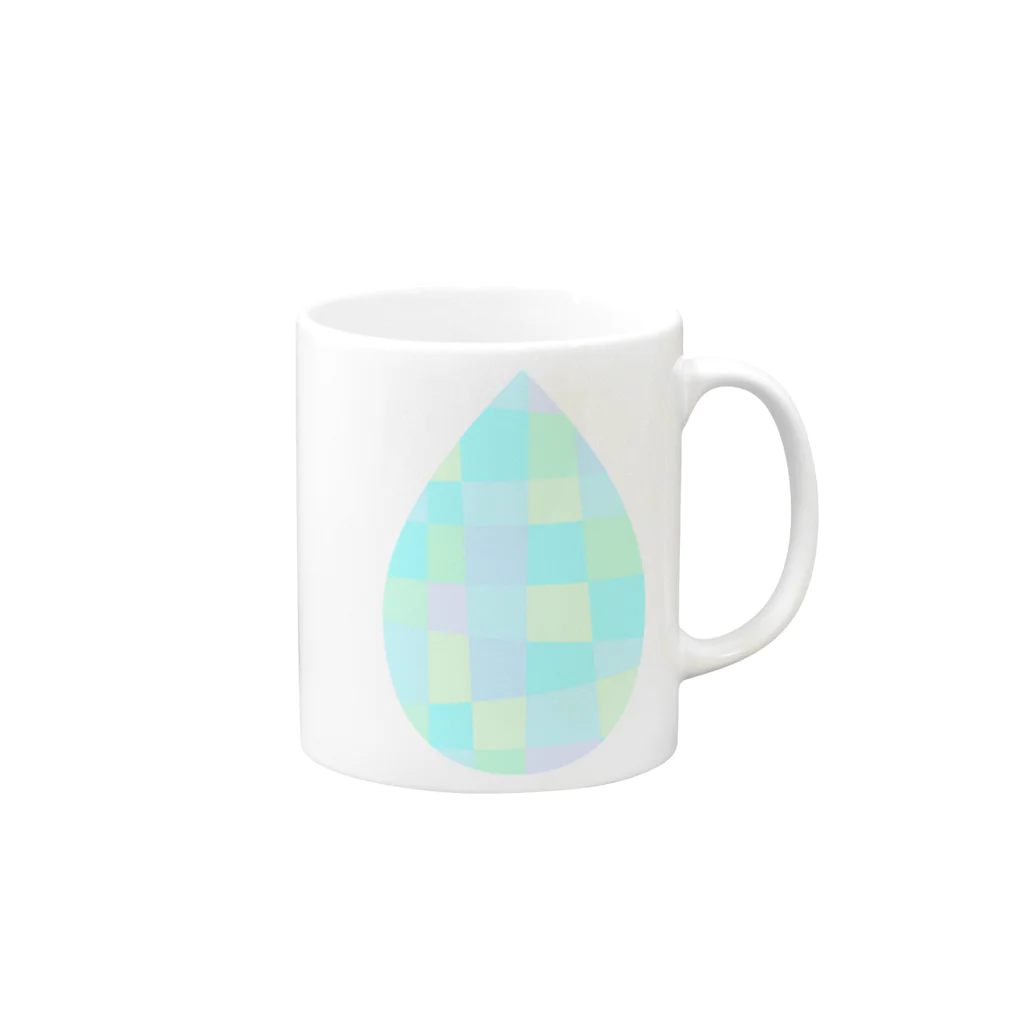 garapartmentのしずく Mug :right side of the handle