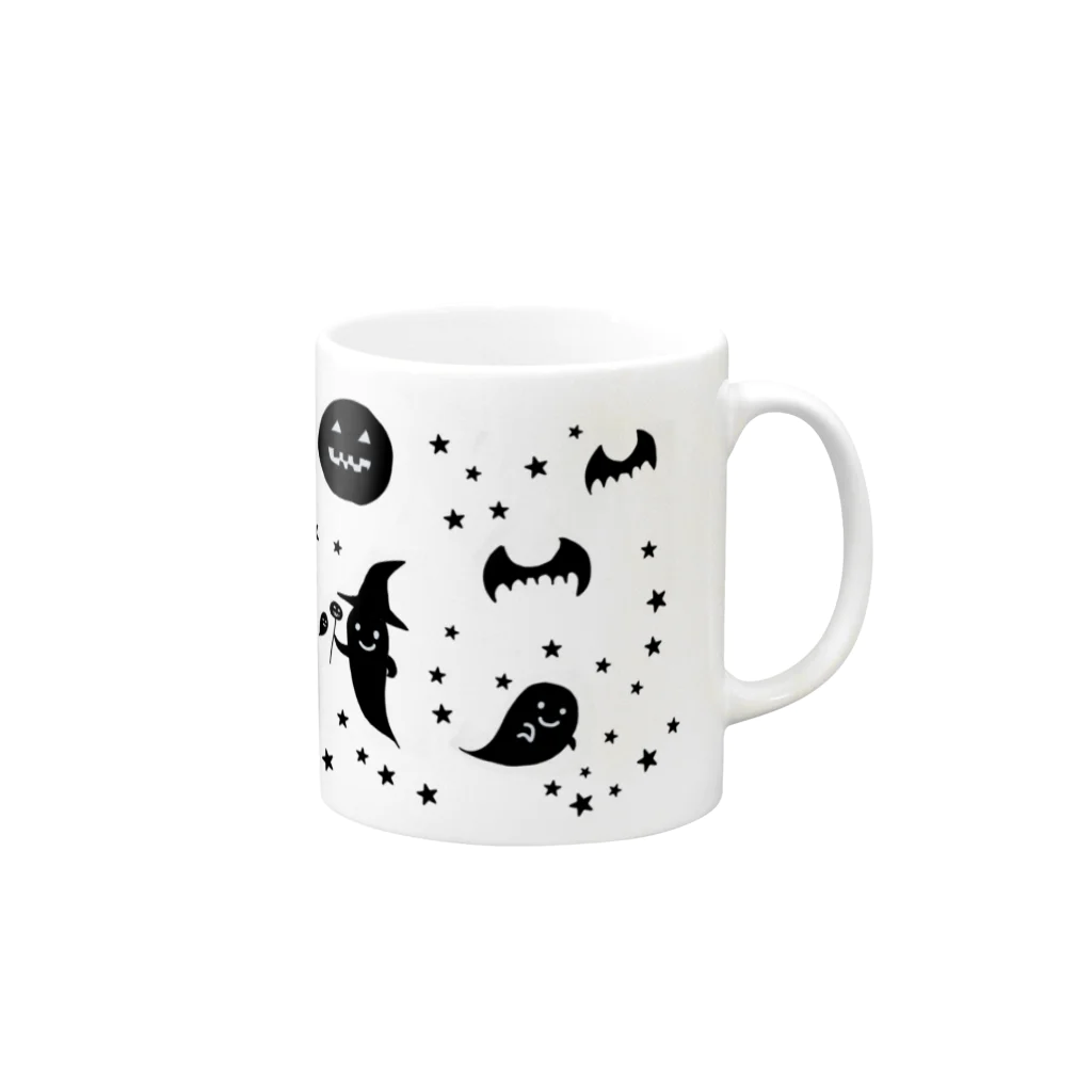Je te veuxのおばけのパレード Mug :right side of the handle