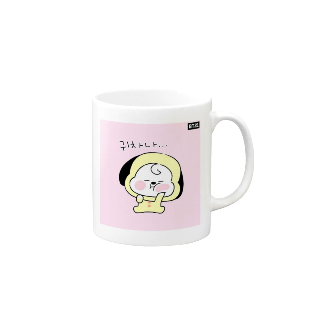 REINAのbabyチミン Mug :right side of the handle