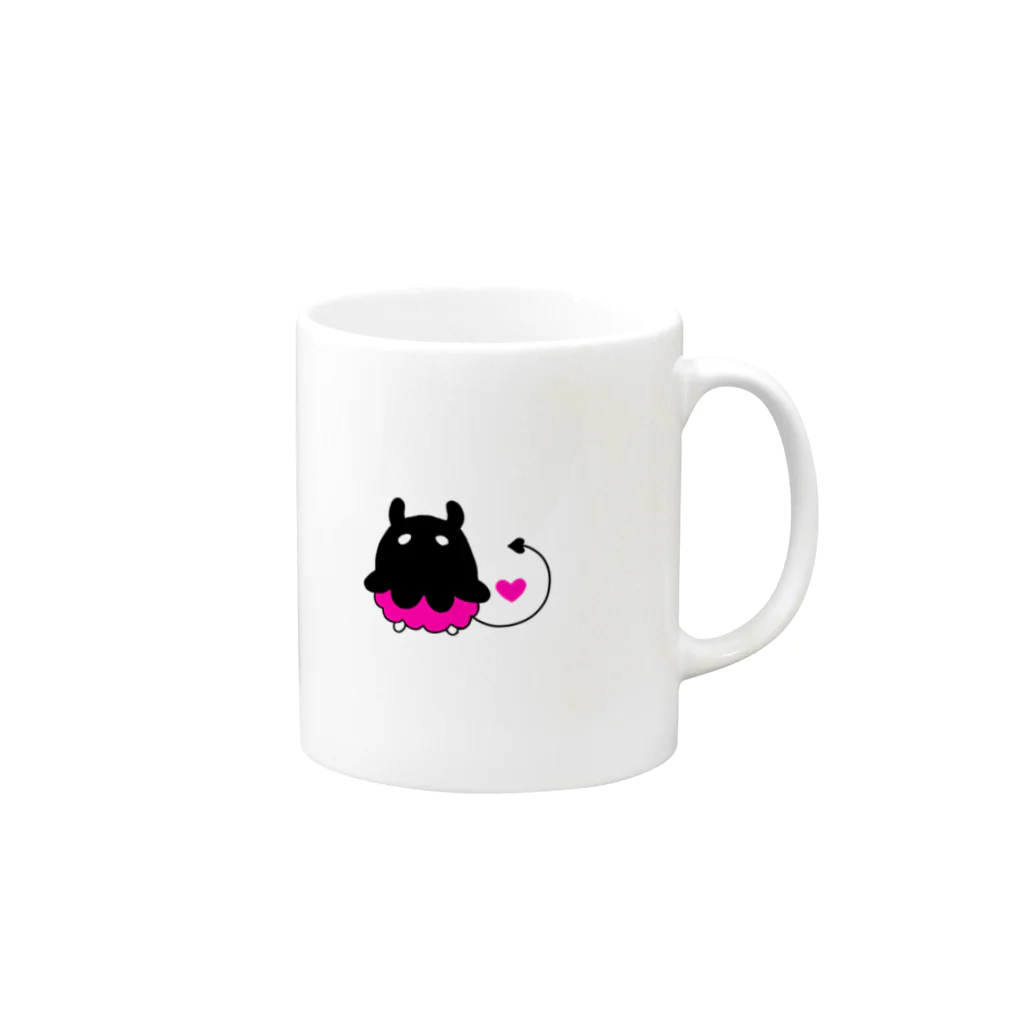 サトウヱリカの恥ずかしがり屋の悪魔ちゃん Mug :right side of the handle