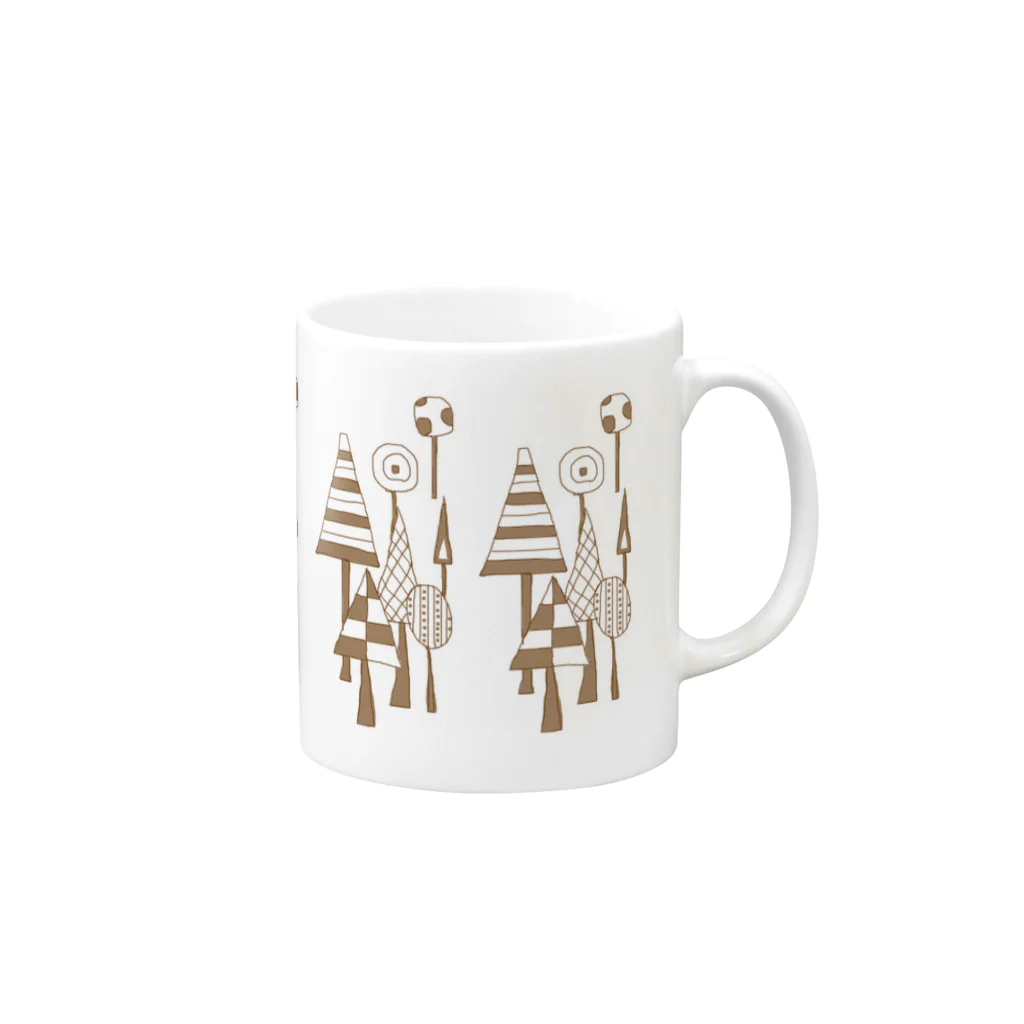 はるくいん文具店〜Laatikko∞Tのき Mug :right side of the handle