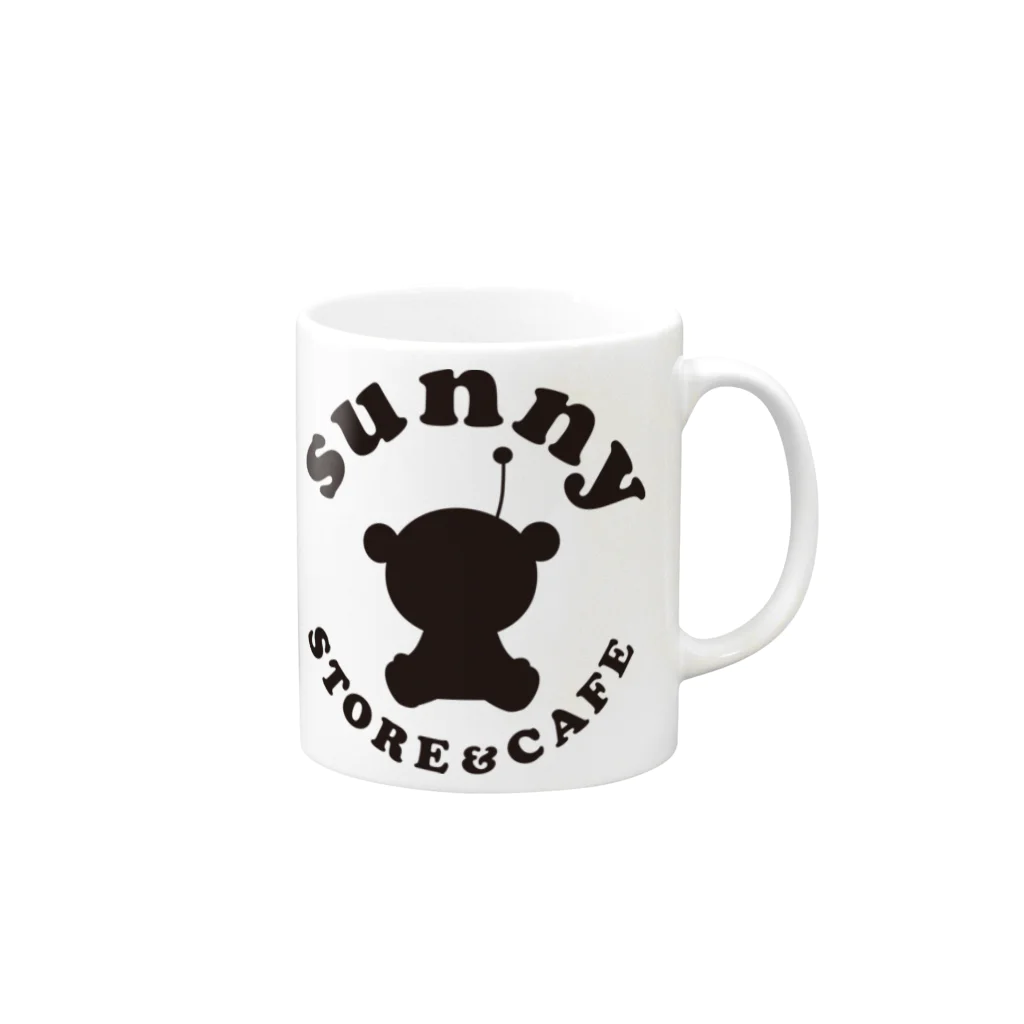 sunnyのsunny STORE&CAFE ロゴ Mug :right side of the handle
