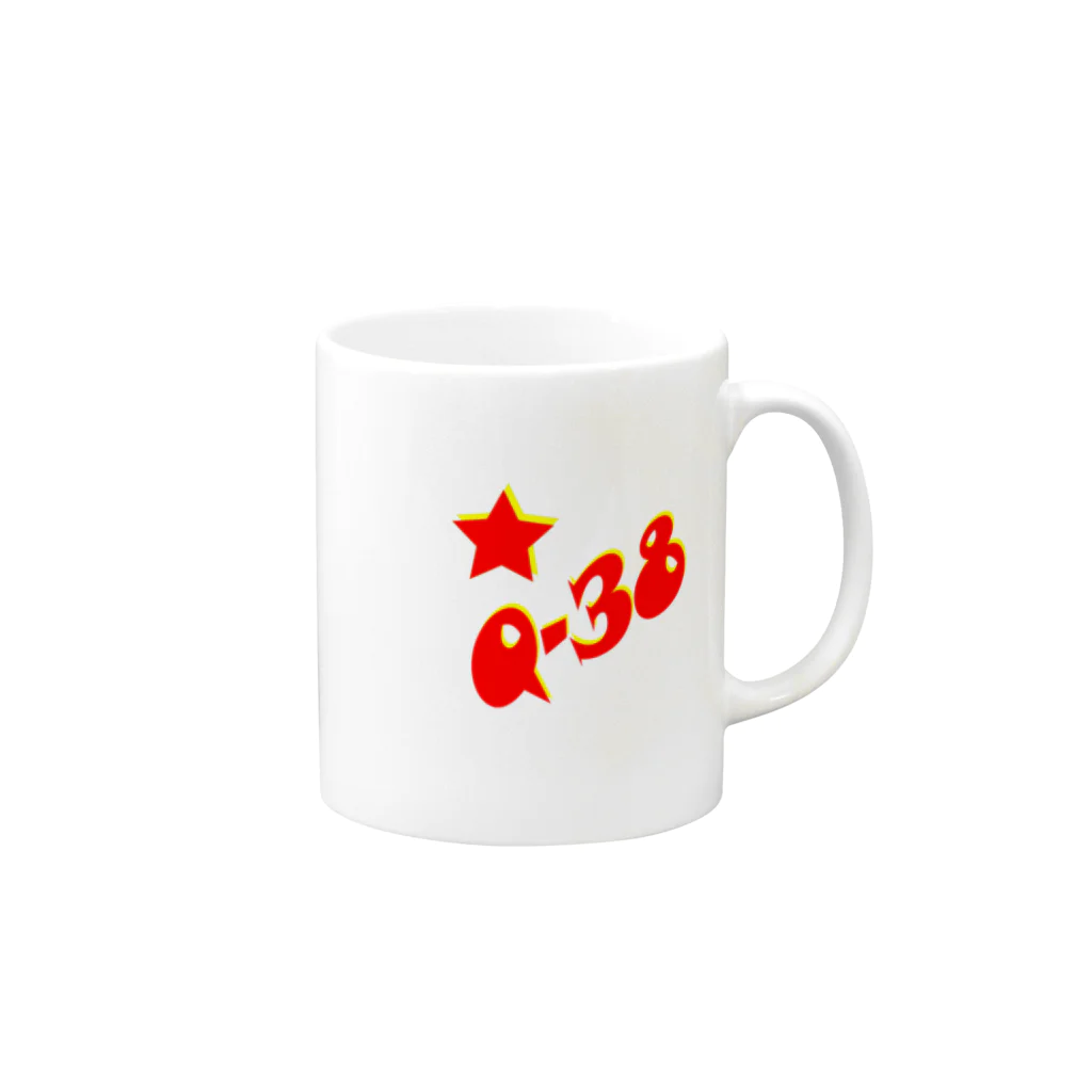 GOのQ-38 Mug :right side of the handle