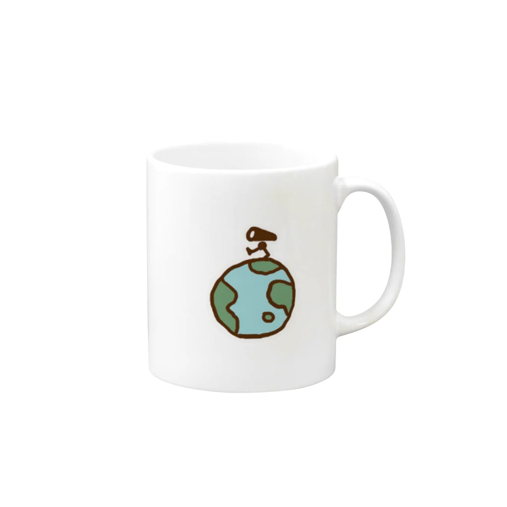 nico plus.のニコプラくん Mug :right side of the handle