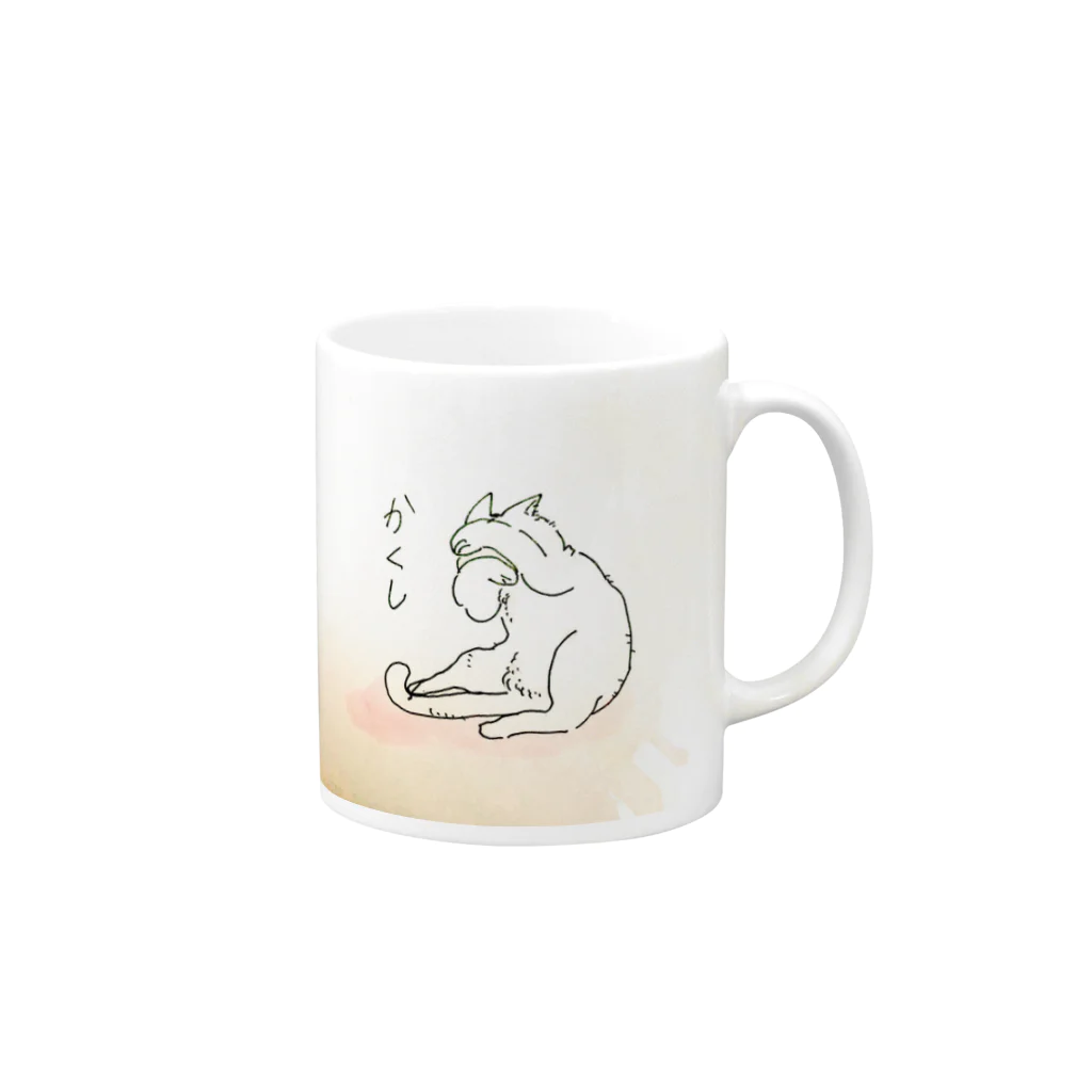 sahigashi-chiroruのかくしチロル Mug :right side of the handle