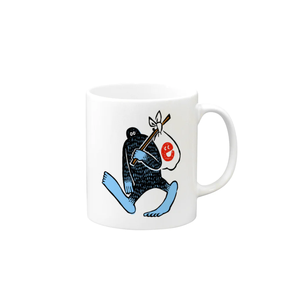 ジモコロショップのジモコロ「E.A.T.」 Mug :right side of the handle