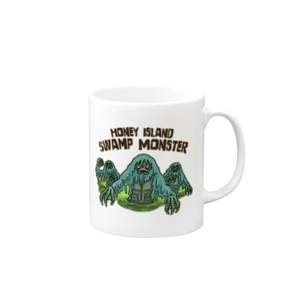 すとろべりーガムFactoryのUMA ハニー・スワンプ・モンスター Mug :right side of the handle