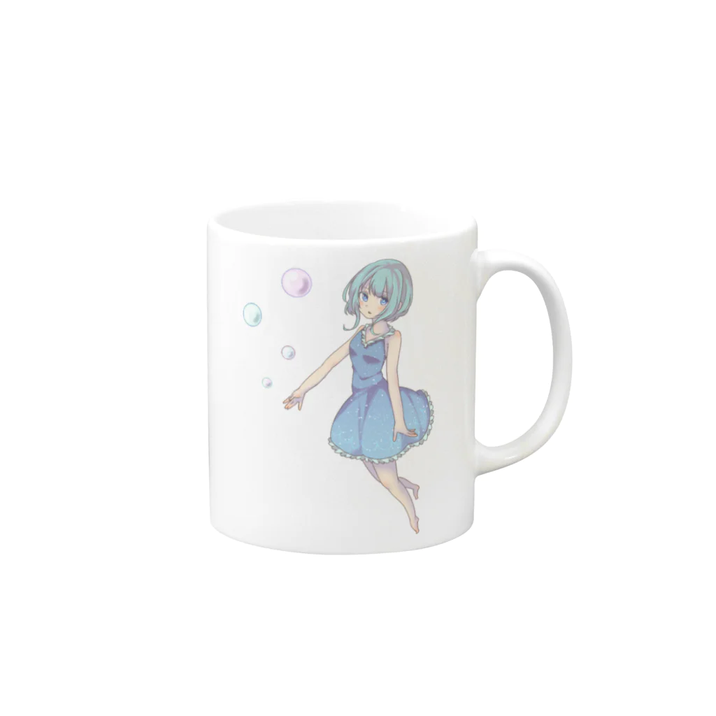 めんだこの星海月ちゃん Mug :right side of the handle