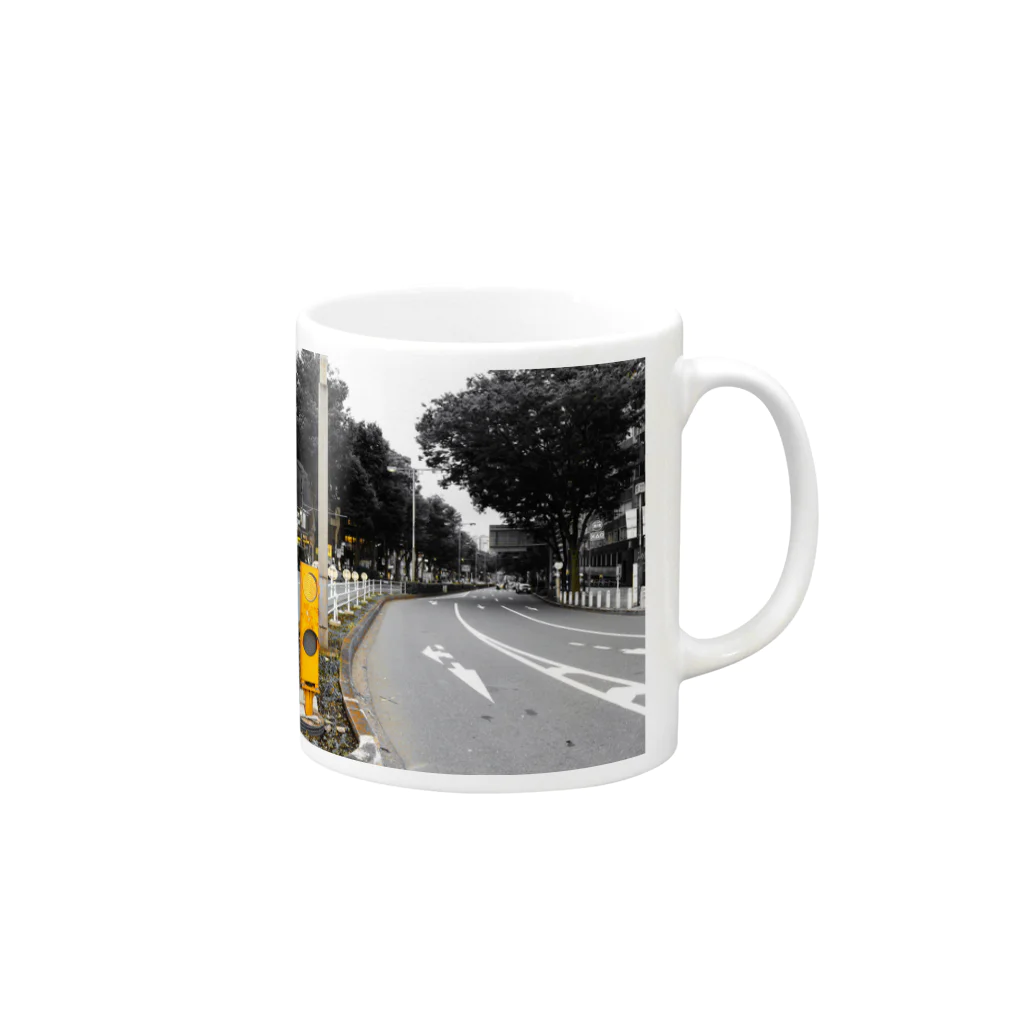 Noirの表参道への入り口 Mug :right side of the handle