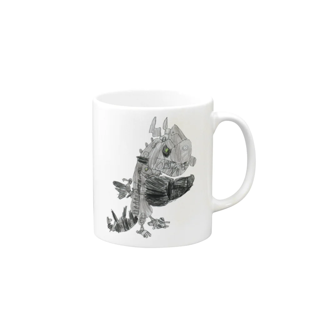 suroのMetal Dragon Mug :right side of the handle