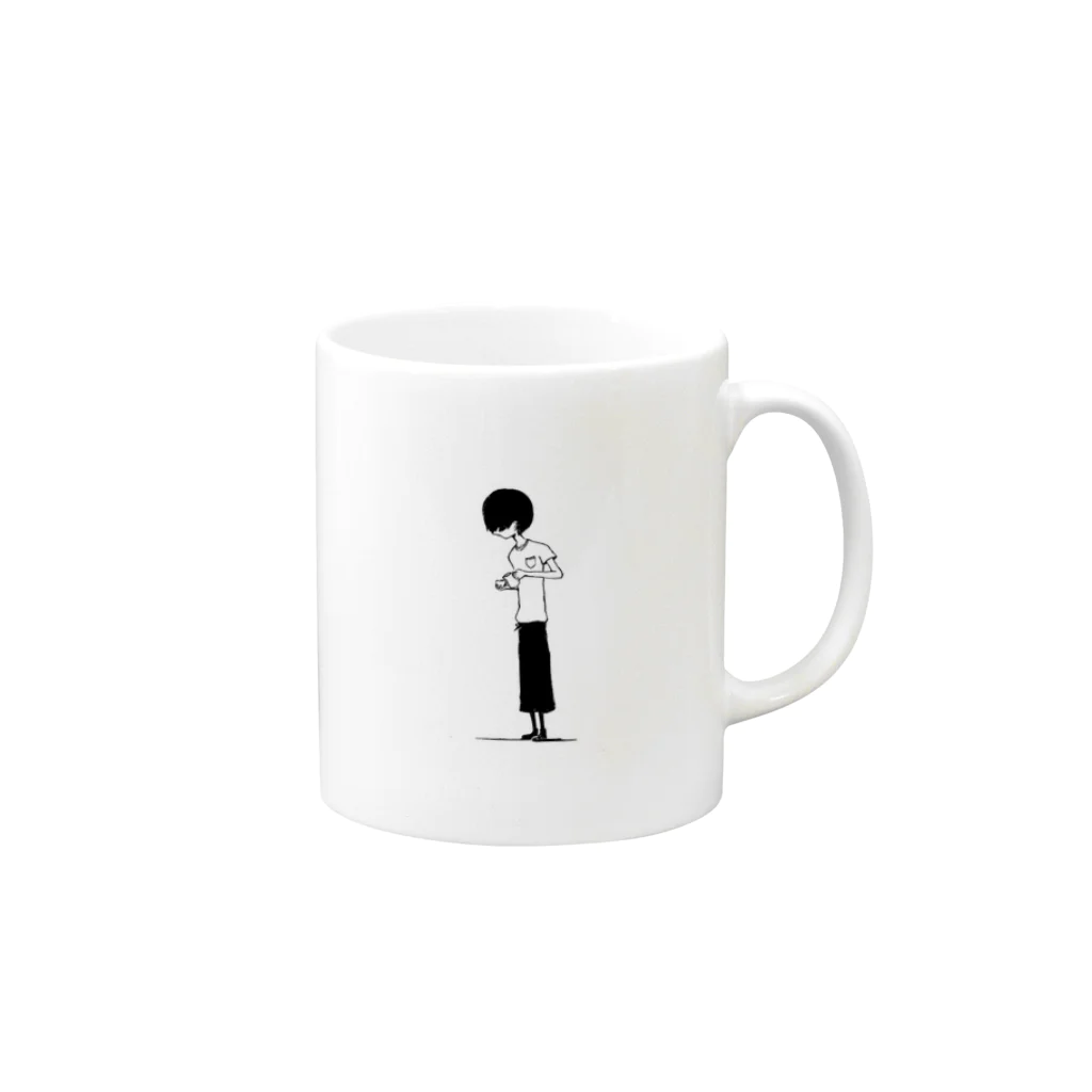 たらこぱすたの珈琲 Mug :right side of the handle