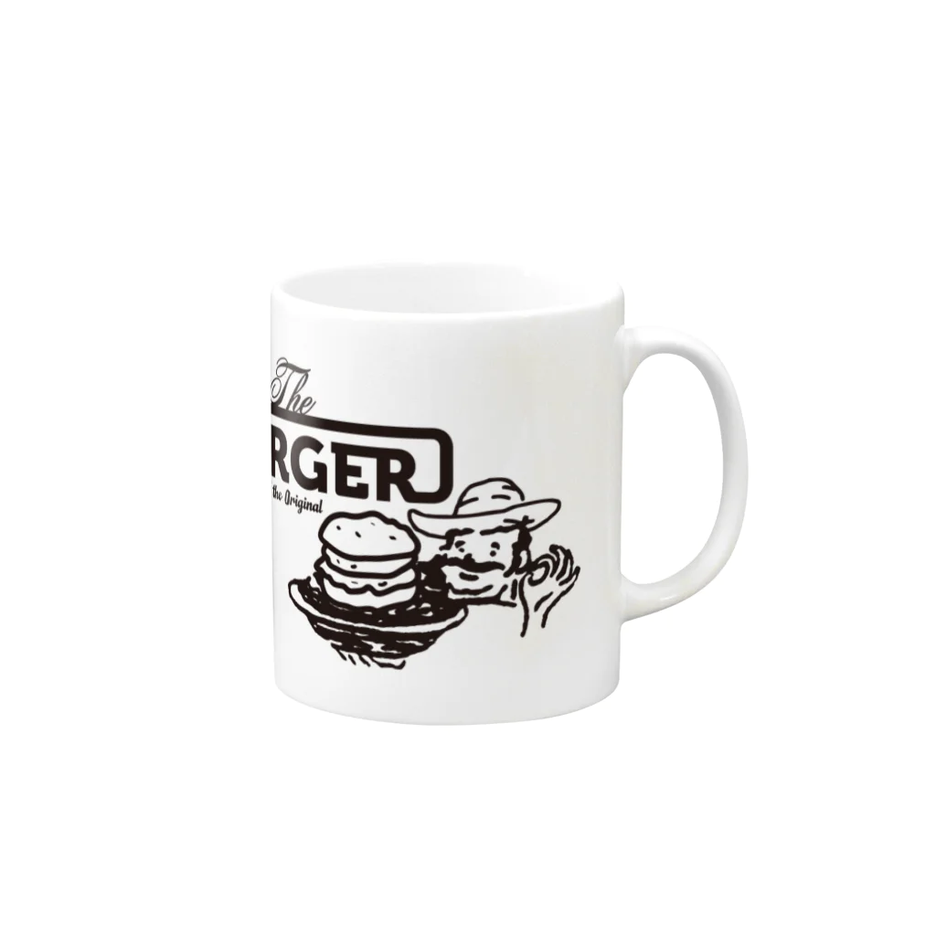 OPENSAUCEのThe BURGER Uncle Mug :right side of the handle