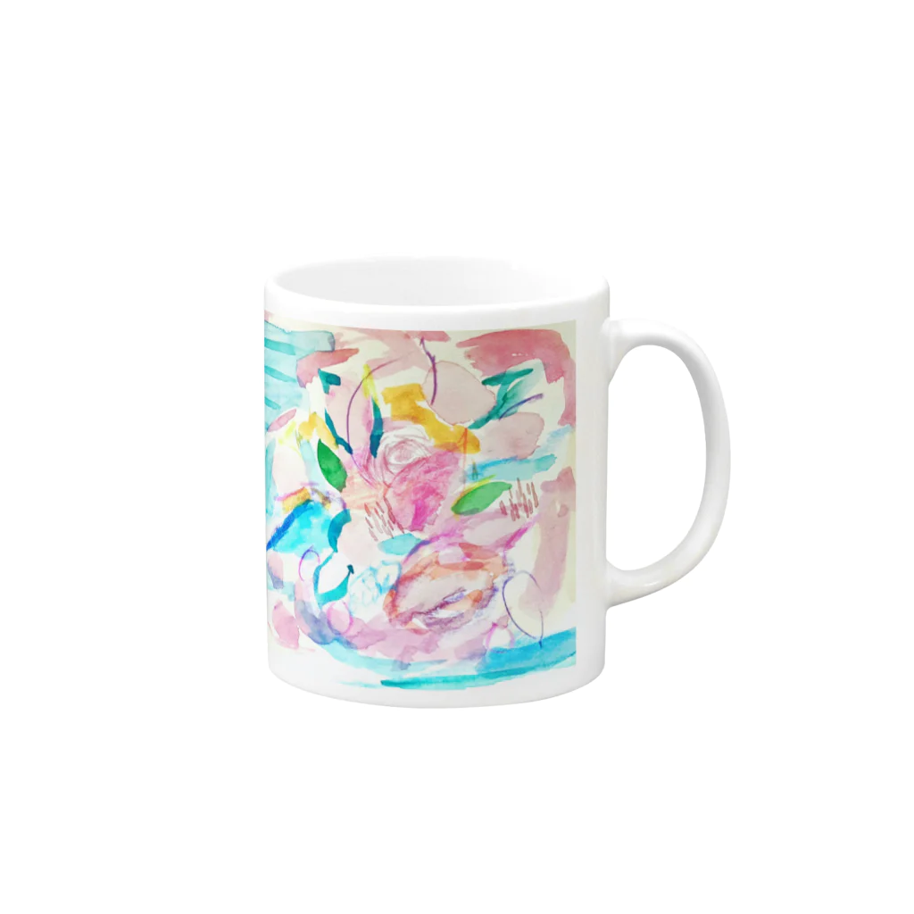 coaiの花のイロ Mug :right side of the handle