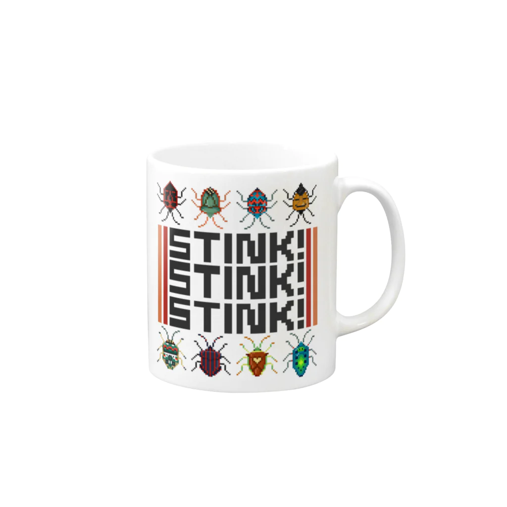 デンドロカカリヤのStink!Stink!Stink! Mug :right side of the handle