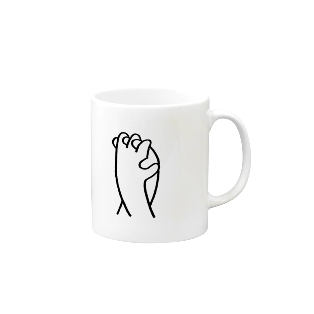 ヤマダの離さないで Mug :right side of the handle