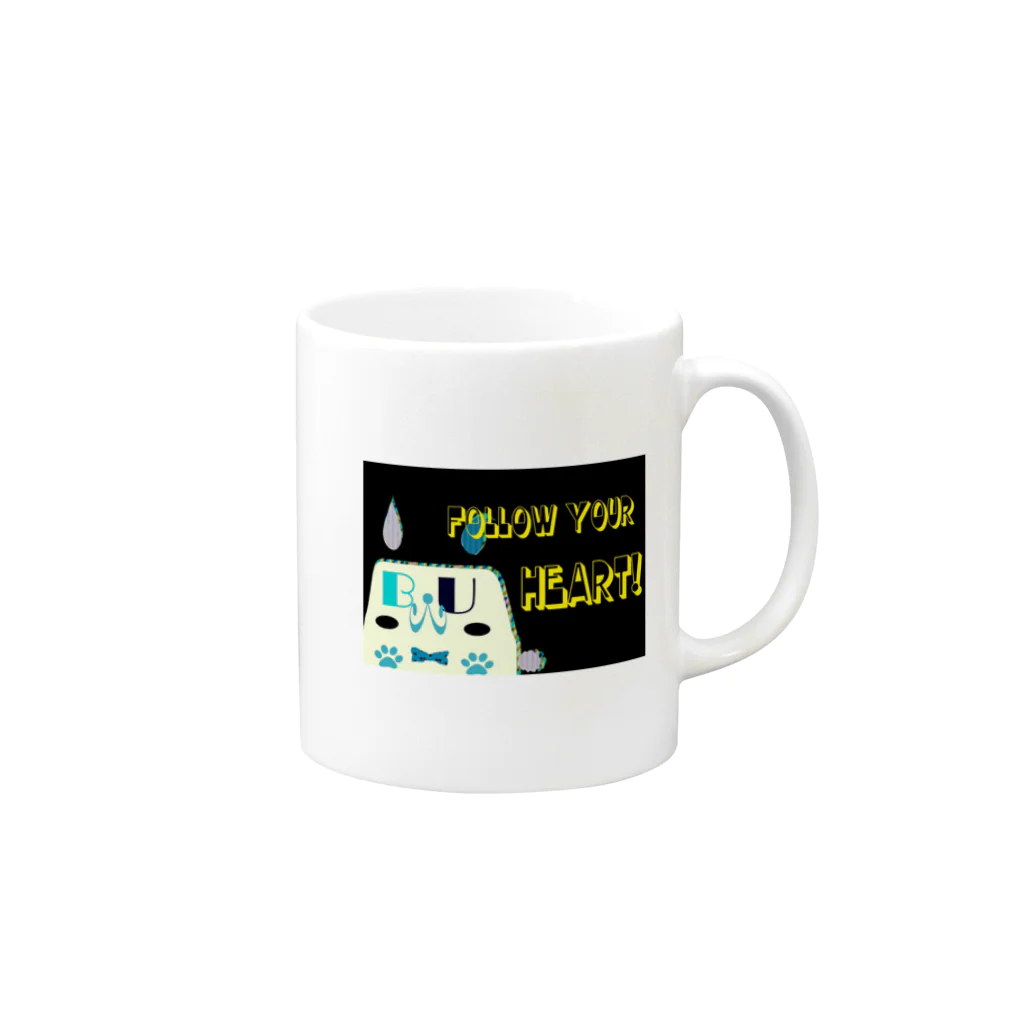 ColorfulLifeのFollow Your Heart Mug :right side of the handle