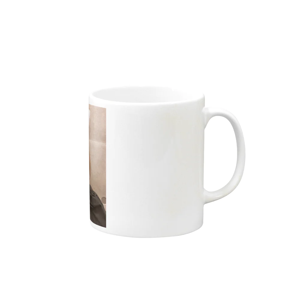 なーちゃん NEM Symbol コラボグッズのなーちゃん × NEM Symbol コラボGOODS Mug :right side of the handle