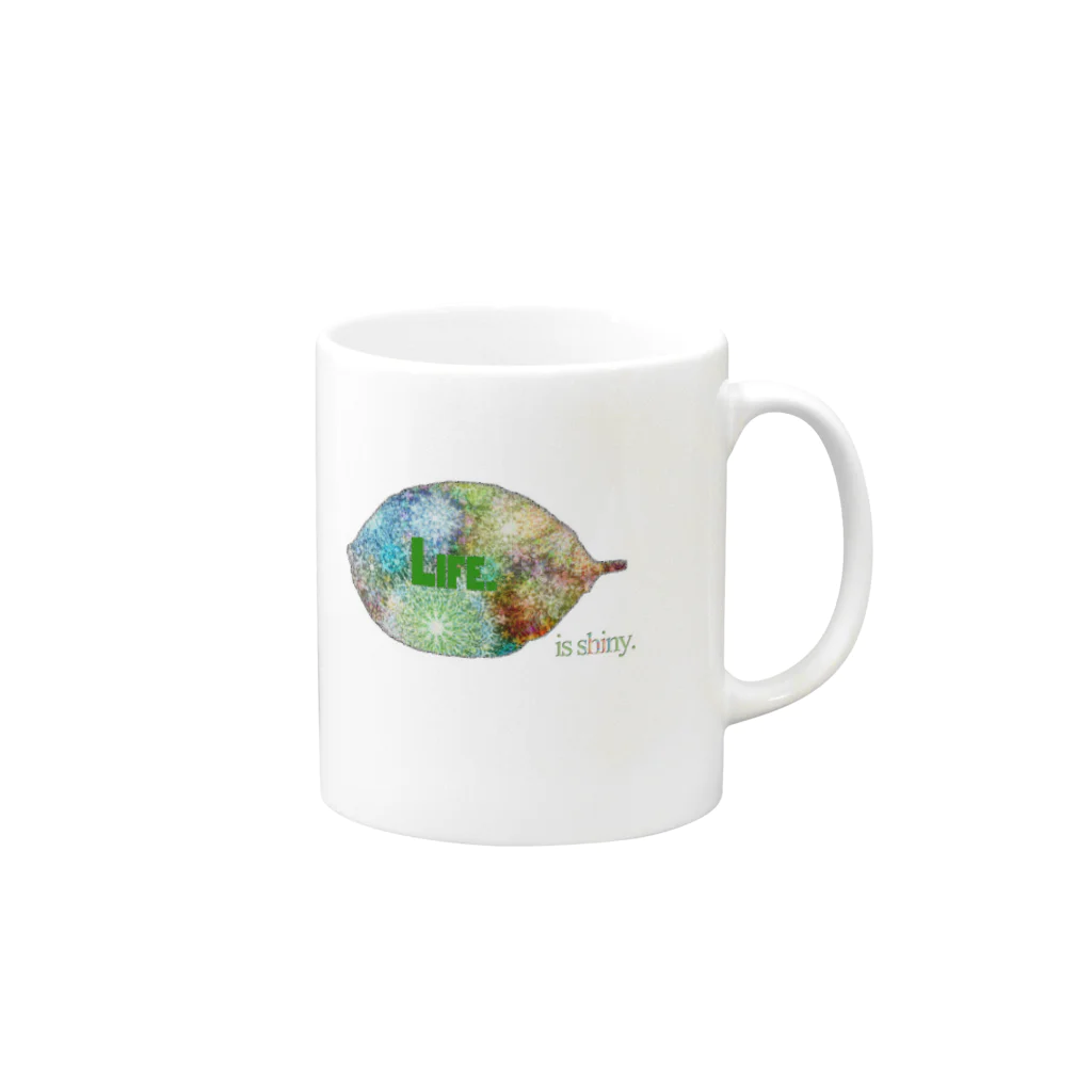 ColorfulLifeのLife is Shiny Mug :right side of the handle