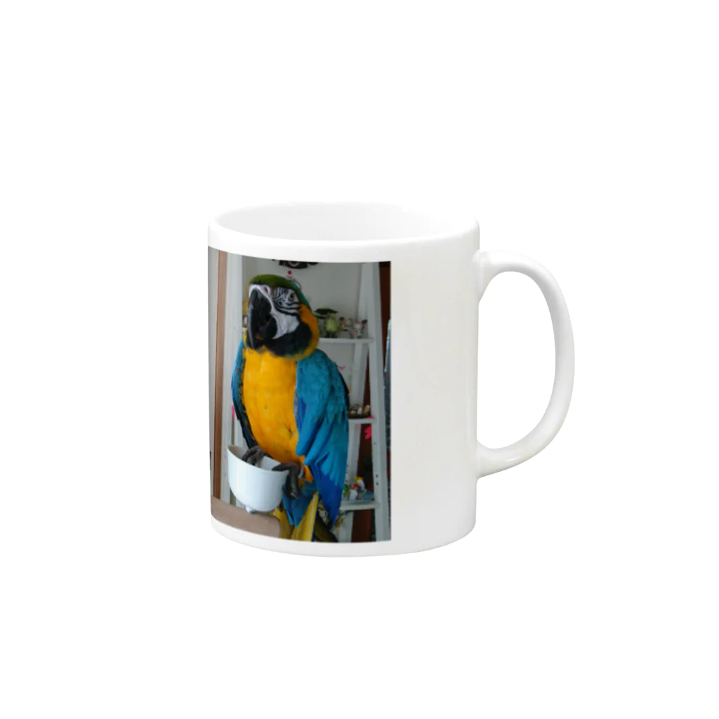 Geotopiaのカラフル トリオ Mug :right side of the handle