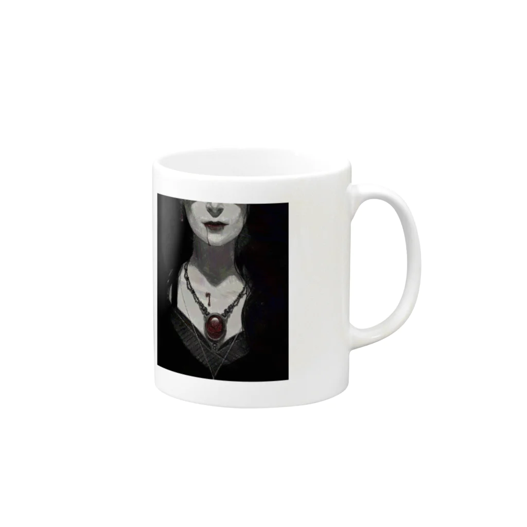 Lost'knotの22:57 Mug :right side of the handle