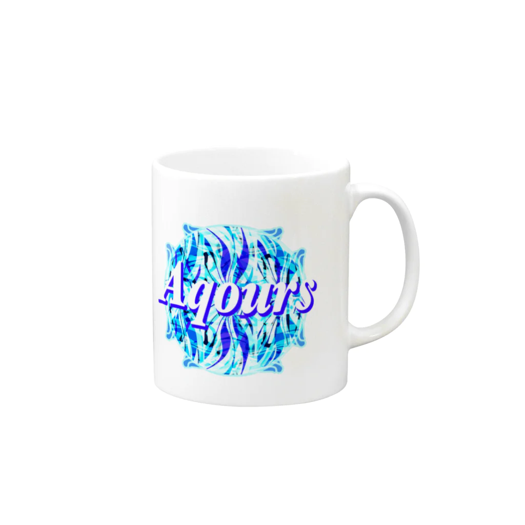 ✨🌈✨ユラクラカン🇯🇵 ✨🌈✨のAqours Mug :right side of the handle