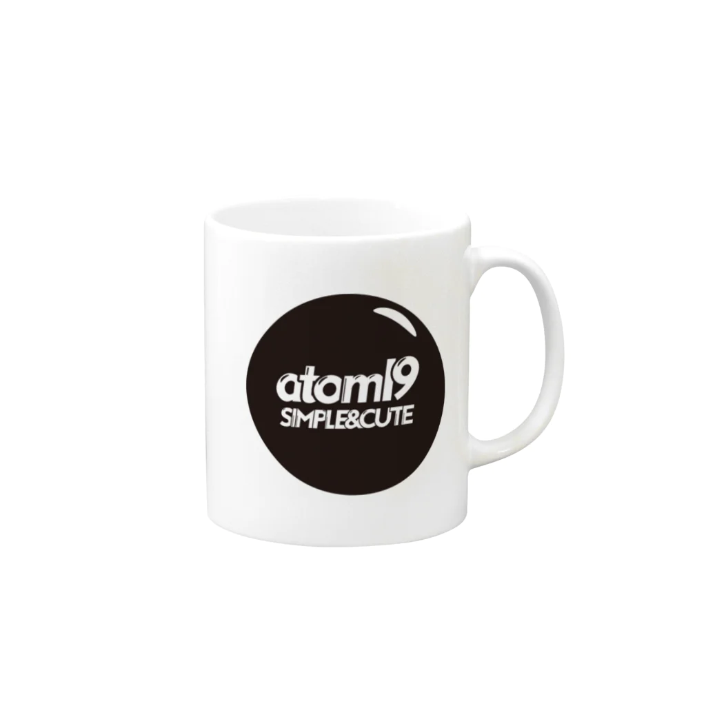 atom19のSIMPLE & CUTE by Dr.Uran Mug :right side of the handle