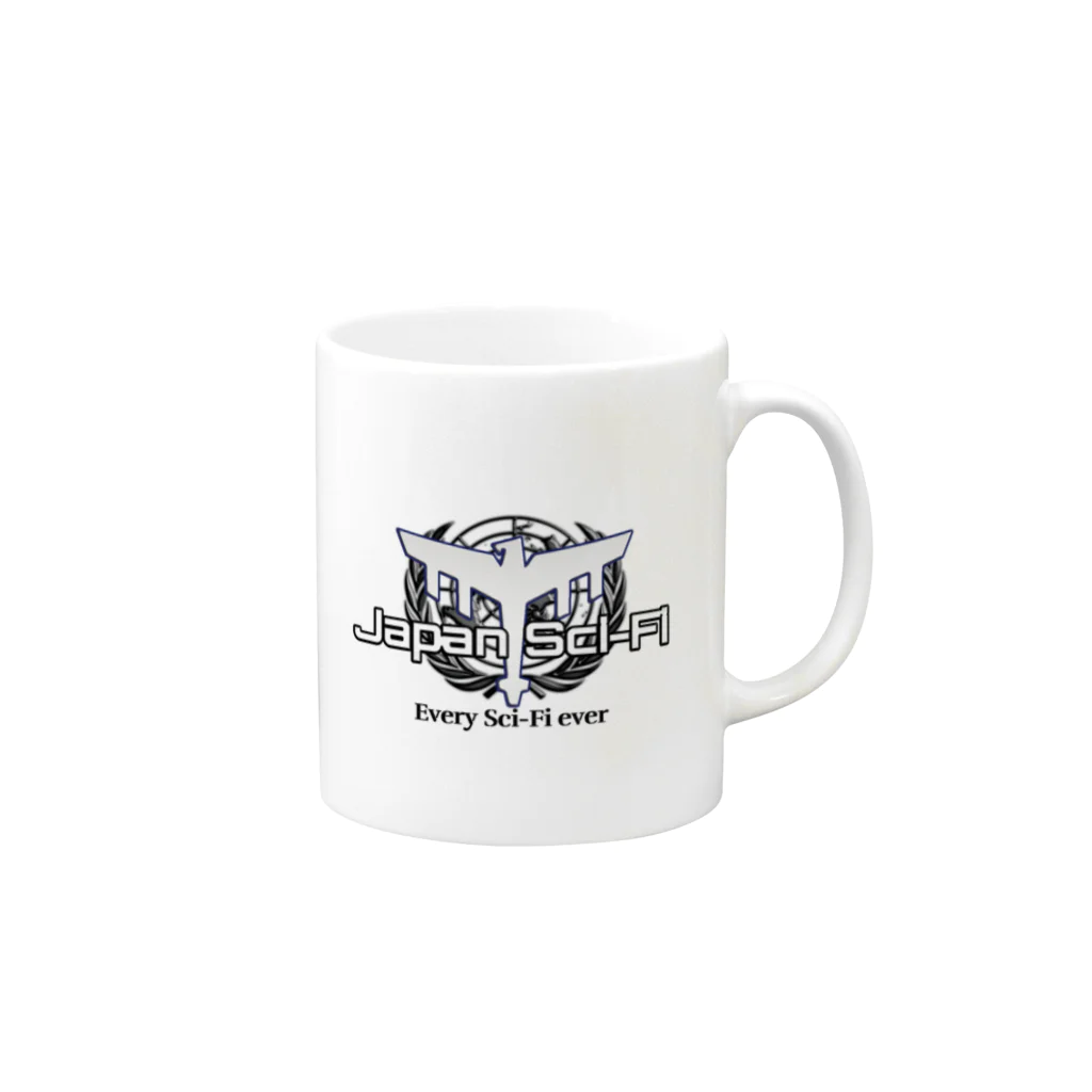 Japan Sci-Fi｜SF x SF｜SF作品解説を毎日配信のJapan Sci-Fi マグカップ Mug :right side of the handle