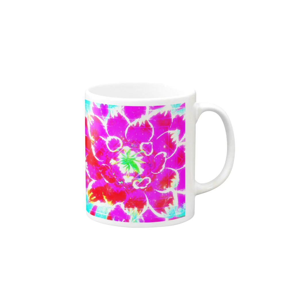 A'S WORLDのpassionCOLORFLOWER Mug :right side of the handle