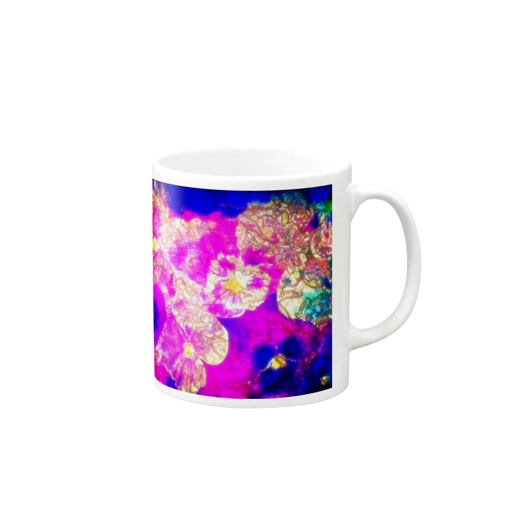 A'S WORLDの幻想FLOWER Mug :right side of the handle