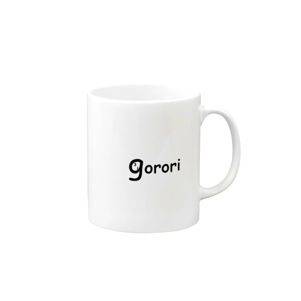 gororigororiのgorori Mug :right side of the handle