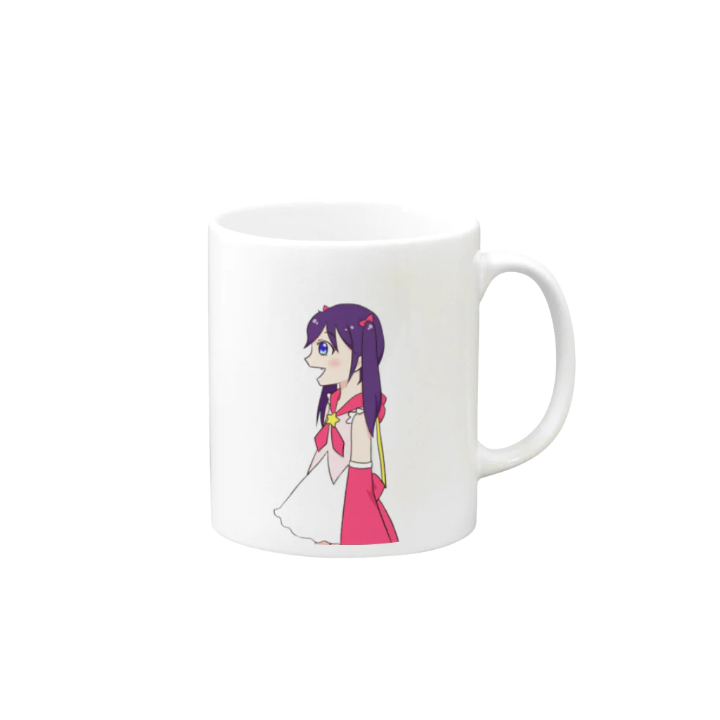 キララの横向きキララ Mug :right side of the handle