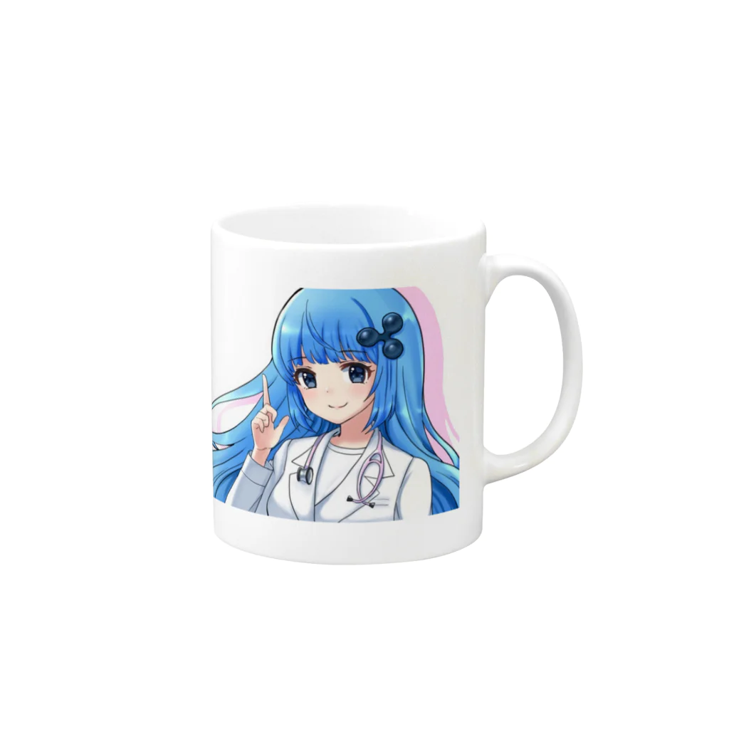 DrXrp1のドクちゃん Mug :right side of the handle