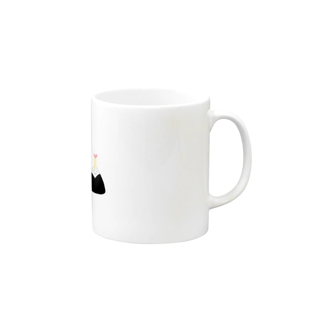 MARUのおにぎり🍙 Mug :right side of the handle