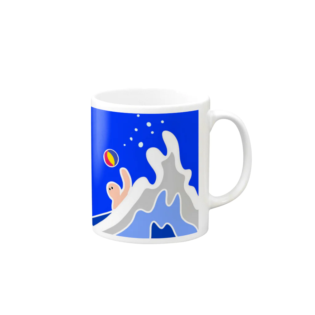 AJCOMPANYの水球シリーズ　 Mug :right side of the handle