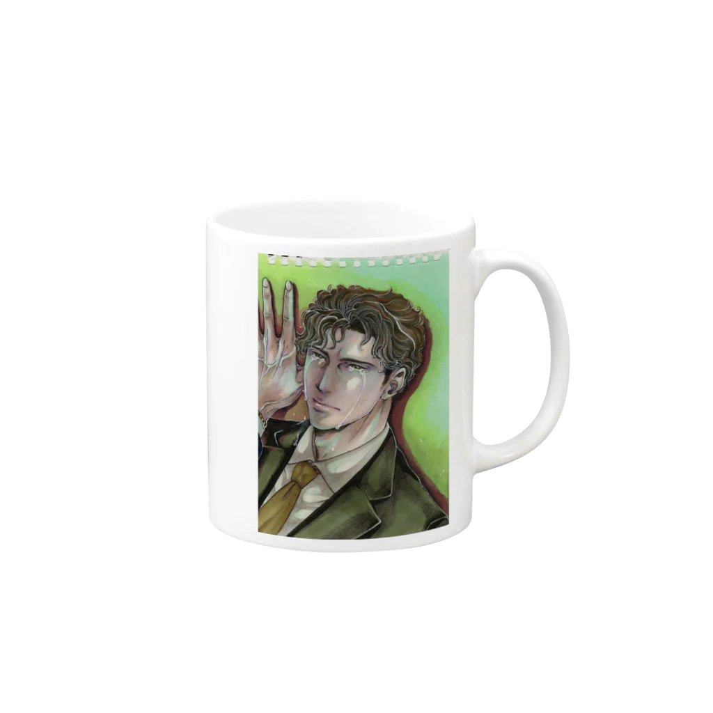 ぎゅ～☆ランチgklb62zbc15のあなたは狡い Mug :right side of the handle